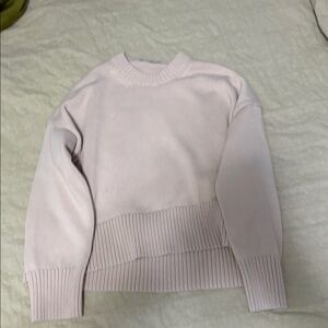 Everlane The Boxy Sweater in Everyday Cotton Dusty Rose